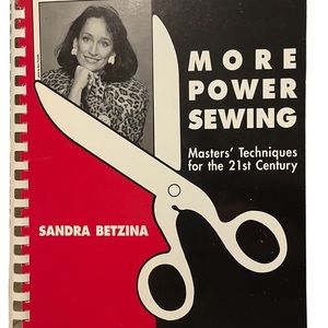 More Power Sewing by Sandra Betzina Master’s Techniques Sew Book Instructions